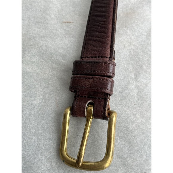 Coach Belt Men's Women's Brown Glove Leather Size 36" Made In NYC Vintage 6605 - Picture 3 of 11